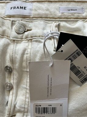 Frame Denim Le Slouch Ecru Women's Jeans
